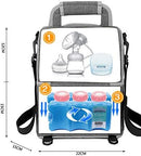 Meichoon Breast Milk Baby Bottle Cooler Bag/Waterproof Baby Milk Bag Freezer/Mommy Travel Backpack/Portable Thermal Insulated Lunch Box for Women Men Large Capacity Handbag by TinyTreasures Baby Boutique