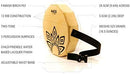 KTÄK -The First Handcrafted, Hand Drum Percussion, Two-Sound Cajón Body Snare, Portable Cajon by Kandu (Natural Wood/Black Logo) by TinyTreasures Baby Boutique