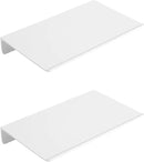 JOOM Metal Floating Shelf - Floating Shelf, Bathroom Shelf, Display Shelves for Wall Storage (White, 8Inch) by CozyNest Decor