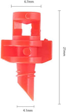 100 Pcs 360 Degree Refraction Atomized Dripper Micro Garden Sprinkler Sprayer Hydroponic Garden Irrigation by GreenHaven Gardens