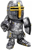nezababy 8 pcs Knight Gnomes Guard Garden Statue Decoration Medieval Wee Crusader Battle Swordsman Fighting Outdoor Figurines Lawn Decor Resin (H) by GreenHaven Gardens
