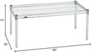 Omega Products Corporation 30" Deep x 60" Wide x 14" High Chrome Stationary Dunnage Rack by CozyNest Decor