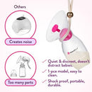 NatureBond Silicone Breast Pump with lid, Stopper, Strap, Pouch. Breastfeeding Essential Premium All in 1 Set. 3.4oz 100ml (Premium All-in-ONE) by TinyTreasures Baby Boutique