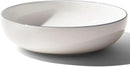 Made In Cookware - Serving Bowl - White With Navy Rim - Porcelain - Crafted in England by CozyNest Decor