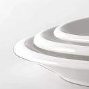 DOWAN Large Serving Platter, 16"/14"/12" Oval Platters Oven Safe, White Serving Plates for Wedding Decor, Ceramic Serving Dish for Entertaining Food, Set of 3 by CozyNest Decor