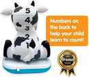 Stack-a-Roos Baby Cow by Salus Brands - Animal Stacking Toy, Educational Early Learning Toy for Infants Babies Toddlers, Age 12+ Months - Great Baby Gifts by TinyTreasures Baby Boutique