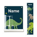 Personalized Kids Canvas Growth Chart, Kids Height Chart, Growth Chart Banner, Dinosaur Theme by TinyTreasures Baby Boutique