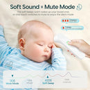 Thermometer for Adults and Kids, Fast Accurate Baby Thermometer, Fever Alarm & Mute Mode, Baby Essentials - Lifetime Support by TinyTreasures Baby Boutique