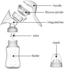 Handheld Manual Breast Pump – Portable & BPA-Free Milk Extractor for Breastfeeding Moms, Soft Silicone Suction, Quiet & Easy to Use by TinyTreasures Baby Boutique