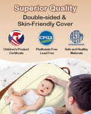 Baby Lounger - Infant Lounger for Newborn 0-24 Months, Pure Cotton Breathable Baby Nest Lounger Cover, Newborn Essentials for Baby Boys & Girls, Portable Baby Lounger for Home and Travel by TinyTreasures Baby Boutique