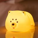 Cute Puppy Night Light for Baby Kids - Rechargeable Touch Control Night Light with 3 Brightness, Warm Light, Timer & Soft Silicone - Nursery Bedroom by TinyTreasures Baby Boutique