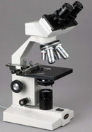 AmScope B100-3M Digital Compound Binocular Microscope, 40X-1000X Magnification, Brightfield, Tungsten Illumination, Abbe Condenser, Plain Stage, Includes 3MP Camera with Reduction Lens and Software by TinyTreasures Baby Boutique
