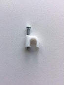 '-White 1/4" Drip Irrigation Tubing Mounting Clips, 25-Pack by GreenHaven Gardens