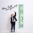 Personalized Canvas Growth Chart for Kids, Height Chart for Kids, Growth Chart Banner with Name by TinyTreasures Baby Boutique