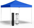 10x10ft Pop Up Canopy Tent,Heavy Duty Waterproof Folding Tent for Camping Parties Events Parties,Outdoor Canopy,Portable Sun Shelter,3 Adjustable Height(Blue) by GreenHaven Gardens