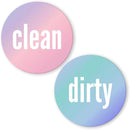Dirty Clean Dishwasher Magnet - Essential Home Kitchen Gadget with Bold Visibility - Water Resistant & Universal Dishwasher Magnet Clean Dirty Sign for All Dish Washers by TinyTreasures Baby Boutique