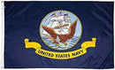 FlagSource U.S. Navy Nylon Military Flag, Made in The USA, 2x3' by GreenHaven Gardens