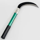 KEYI Weeding Sickle,Steel Grass Sickle,Manganese Steel Blade/Hardwood Handle Hand held Serrated Grass Hook Cutter - Great for Removing Unwanted Vines and Weeds. (13.8 in*6.3 in) by GreenHaven Gardens