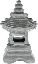Design Toscano s/2 Chengdu Pagoda Asian Lantern Statues by GreenHaven Gardens