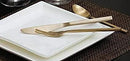 FORTESSA Arezzo 18/10 Stainless Steel Flatware, 20 Piece Place Setting With Table Knives, Forks and Spoons (Service For 4), Dishwasher Safe, Brushed Gold by CozyNest Decor