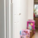 Cardea Child Safety Door Finger Pinch Guard Hinge Protector for The Front of The Door – White (Single Pack) by TinyTreasures Baby Boutique