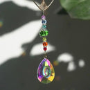 3pcs Tree of Life Chakra Crystal Suncatcher Windows Hanging Gloden Sun Catchers Decor with Prisms for Car, Feng Shui House Warming Gift for Home by GreenHaven Gardens