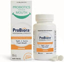 ProBiora Professional Strength Oral Probiotics for Teeth and Gums | Dental Probiotic for Oral Health | Bad Breath Treatment for Adults | Tooth Whitening | ProBiora3 Probiotic Blend | 90 Orange Tablets by CozyNest Decor