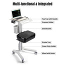 Yescom Rolling Laptop Cart with Power Outlet by yescomusa