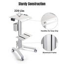 Yescom Rolling Laptop Cart with Power Outlet by yescomusa