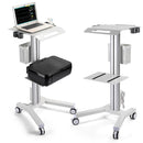 Yescom Rolling Laptop Cart with Power Outlet