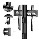 Yescom Mobile TV Stand with Mount for 32-65in Monitors Office Classroom