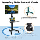 Yescom Mobile TV Stand with Mount for 32-65in Monitors Office Classroom by yescomusa
