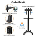 Yescom Mobile TV Stand with Mount for 32-65in Monitors Office Classroom by yescomusa