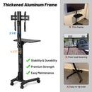 Yescom Mobile TV Stand with Mount for 32-65in Monitors Office Classroom by yescomusa