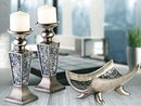 Creative Scents Schonwerk Silver Centerpiece Bowl - Coffee Table Decor - Centerpiece Table Decorations for Dining Room Living Room or Entry Table - Decorative Bowl - Best Wedding/Birthday Gift by CozyNest Decor