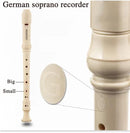 Soprano Recorder Baroque style German style C Key 8 Holes Soprano Recorder for Beginners Kids students(German, ivory white) by TinyTreasures Baby Boutique