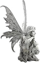 Design Toscano Pause to Ponder Fairy Garden Statue by GreenHaven Gardens