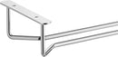 Soro Essentials- 16" Glass Hanging Stemware Rack Chrome Plated Set of 2- Wine Glass Hangers Under Shelf Cabinet Wire Wine Holder Storage Hanger for Cabinet Kitchen Bar or Home by CozyNest Decor
