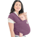 KeaBabies Baby Wrap Carrier - All in 1 Original Baby Carrier Newborn to Toddler Sling, Easy to Wear, Hands Free Bonding, Lightweight, Breathable Infant Wraps (Dark Mauve) by TinyTreasures Baby Boutique