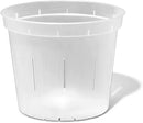 rePotme 5 inch Orchid Pot 3 Pack - Slotted Orchid Pots with Holes for Repotting (Crystal Clear) by GreenHaven Gardens