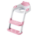 Toilet Potty Training Seat with Step Stool Ladder, SKYROKU Toddler Potty Seat for Kids and Toddler Boys Girls, Splash Guard and Safety Handles(Hot Pink) by TinyTreasures Baby Boutique