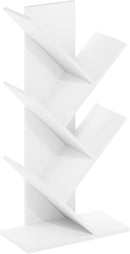 Furinno Tree Bookshelf 5-Tier Floor Standing Tree Bookcase, White by TinyTreasures Baby Boutique