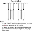 Christmas Lights, 16 Inch/40cm Meteor Shower Lights, Xmas Decorations for Outside Yard Party, LED Icicle Christmas Light Outdoor for Tree Porch House Holiday, UL Plug, Blue by GreenHaven Gardens