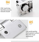 2 Packs Keyed Hasp Locks Twist Knob Keyed Locking Hasp for Small Doors, Cabinets and More,Stainless Steel Steel, Chrome Plated Hasp Lock Catch Latch Safety Lock (3Inch with Lock) by TinyTreasures Baby Boutique