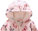 TUIJI Toddler Boys Girls Cartoon Print Zip Jacket Hooded Trench Lightweight Kids Coats Windbreaker Outdoor Cute Dust Coats by TinyTreasures Baby Boutique