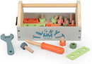 Wooden Tool Toy Toolbox Toddler Educational Construction Kids Toys Play Accessories Set Creative Gift for 3 Year Olds and Up Boys Girls by TinyTreasures Baby Boutique