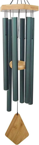 Wind Chimes Outdoor Deep Tone, 36 Inches Large WindChimes Outdoor Sympathy Windchime for Mom/Housewarming/Christmas, Garden Chimes for Outside Decoration. Green by CozyNest Decor