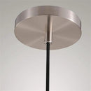 Modern Raindrop Pendant Lights, Kitchen Island Pendant Lights, Nickel Colored Brass Base Dining Room Light Fixture, and Interior Chandelier in The Living Room Hallway, Including The Bulb by CozyNest Decor