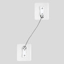 Furniture Anchors 2 Pairs No Drill Heavy Duty Anchors Fridge Lock Adjustable Self-Adhesive Safety Anti Tip Straps for Baby Proofing 220lbs Tension Earthquake Resistant Metal Straps Prevent Falling by TinyTreasures Baby Boutique