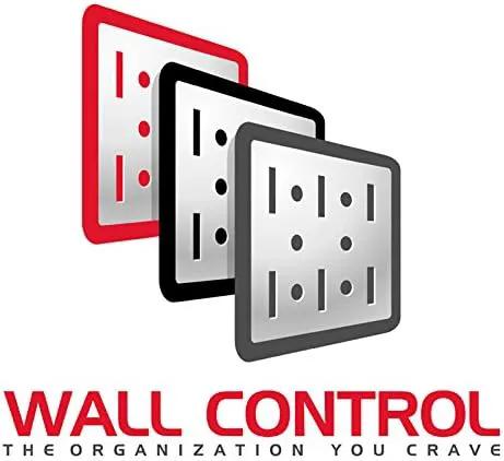 Wall Control 30WRK400GVR 4-Feet Metal Pegboard Standard Tool Storage Kit with Galvanized Toolboard and Red Accessories, photo 6 of 6